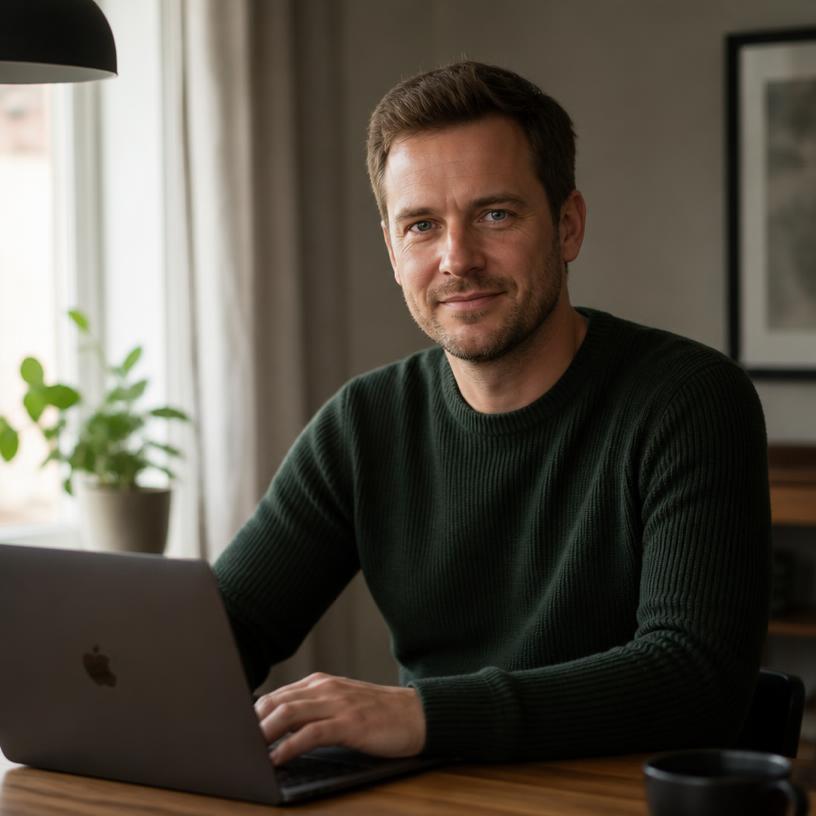 Porträtt av Anton Käll, skribent och testansvarig på AntonCasinos.net
